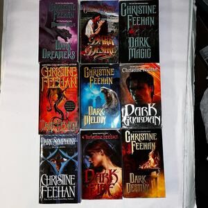 Christine Feehan Dark Series Paranormal Romance Book Lot Bundle (9)